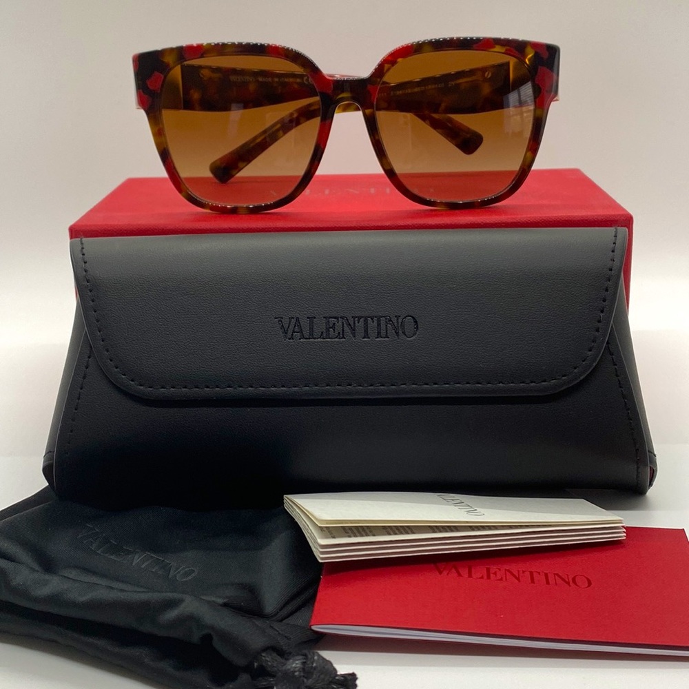 VALENTINO GARAVANI Gradient Square Sunglasses New